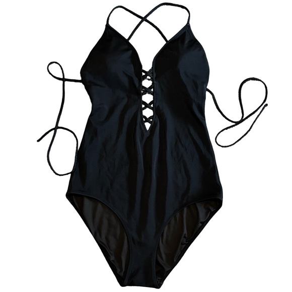 Victoria's Secret Other - Victoria's Secret Women’s Black One Piece Swimsuit Size Medium